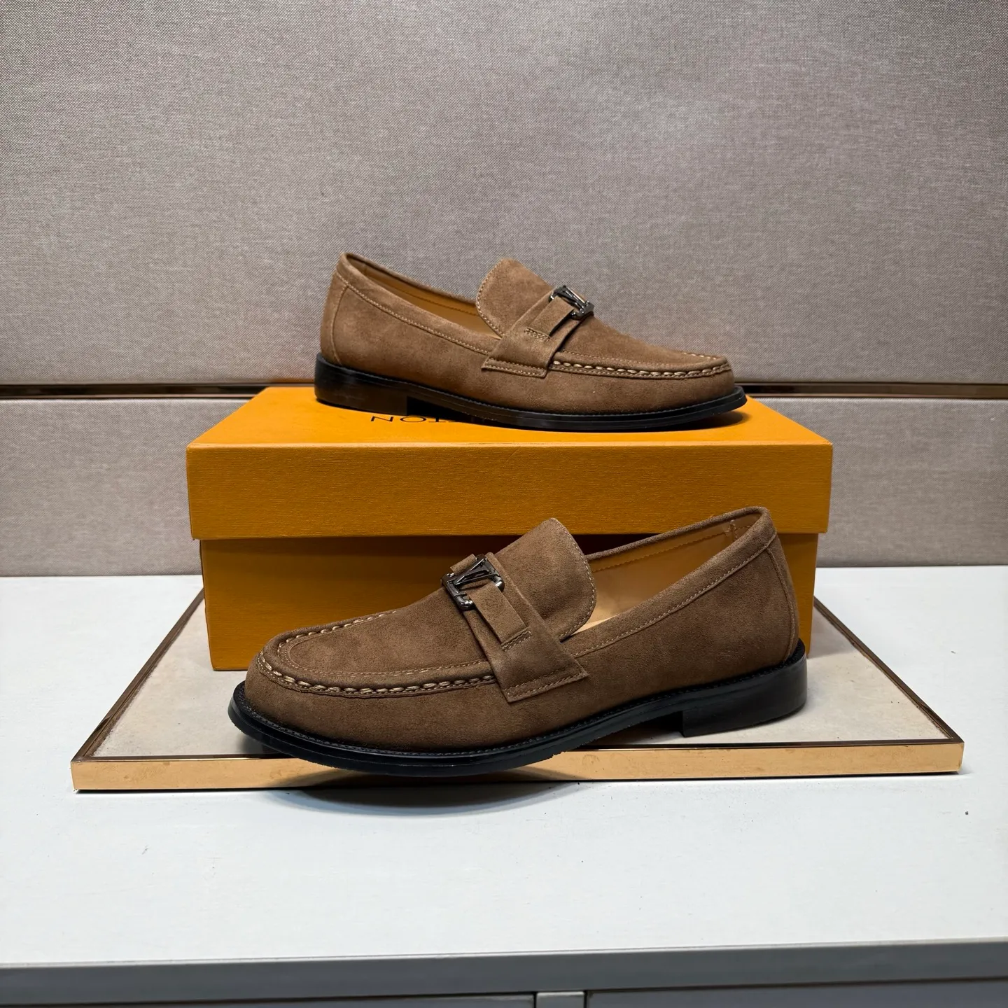 Men's men's shoes 💰pp480 [LV～] Men's casual leather shoes 2025z cabinet sales simultaneously 🔶Size: 38-44#️⃣ 🔷3 colors🔜The upper is made of multi-material splicing ➕Genuine leather lining, comfortable and breathable, sole: original comfortable and wear-resistant outsole, ⚠️real thing📱photographed🎬real thing is better📢📢📢